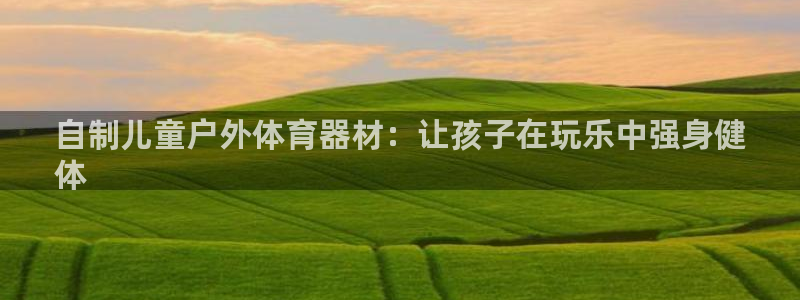 富联官网登录网址：自制儿童户外体育器材：让孩子在玩乐