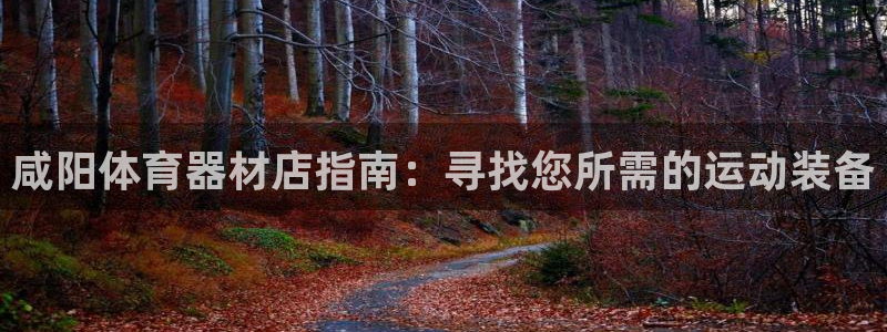 富联平台布7O777：咸阳体育器材店指南：寻找您所需