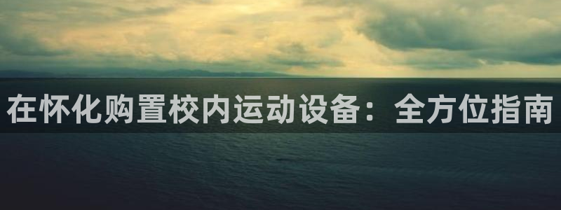 富联食品：在怀化购置校内运动设备：全方位指南