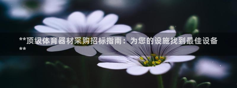 富联娱乐平台开户条件要求：**顶级体育器材采购招标指