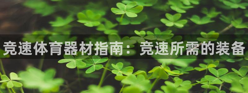 富联平台赢钱不给退怎么办呢：竞速体育器材指南：竞速所
