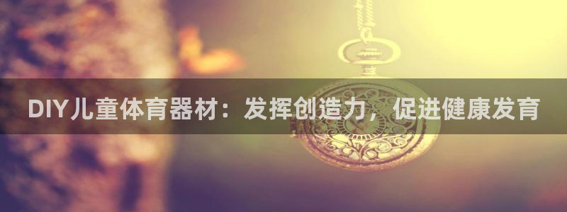 富联娱乐平台开户要钱吗现在：DIY儿童体育器材：发挥