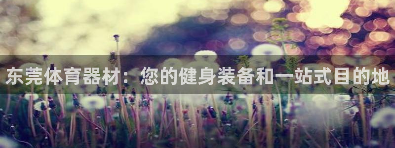 富联娱乐会员怎么取消：东莞体育器材：您的健身装备和一