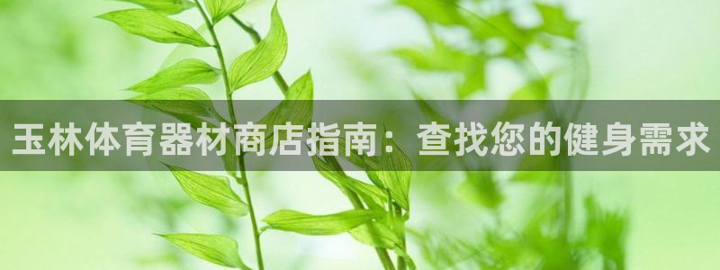 富联官方网站入口查询：玉林体育器材商店指南：查找您的