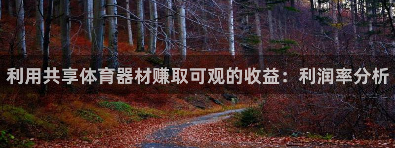 富联集团做什么的啊：利用共享体育器材赚取可观的收益：