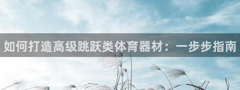 富联工坊：如何打造高级跳跃类体育器材：一步步指南