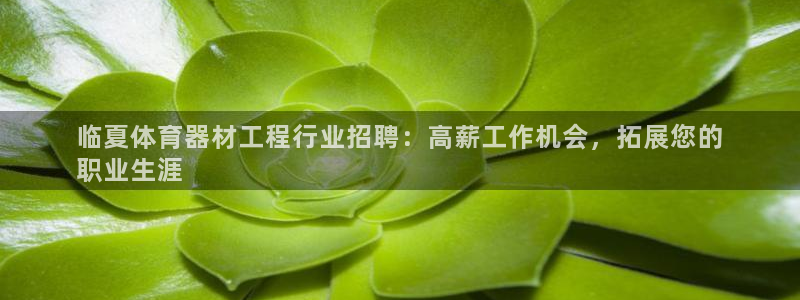 富联平台官网登录入口手机版：临夏体育器材工程行业招聘