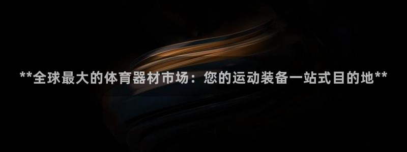 富联官方网站入口下载：**全球最大的体育器材市场：您