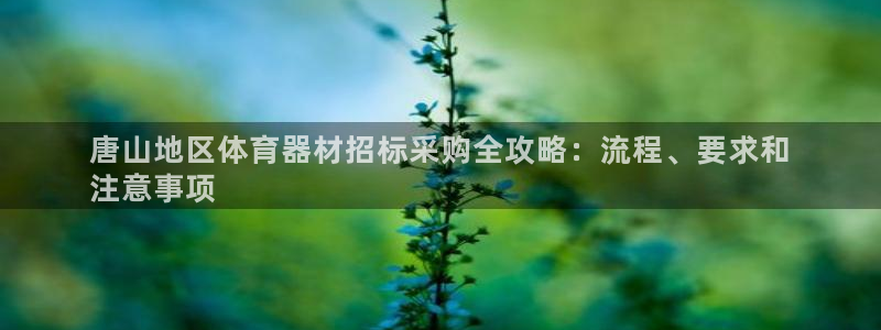 富联平台代理注册：唐山地区体育器材招标采购全攻略：流