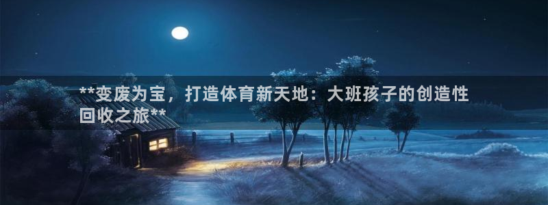 富联智能：**变废为宝，打造体育新天地：大班孩子的创造性
回