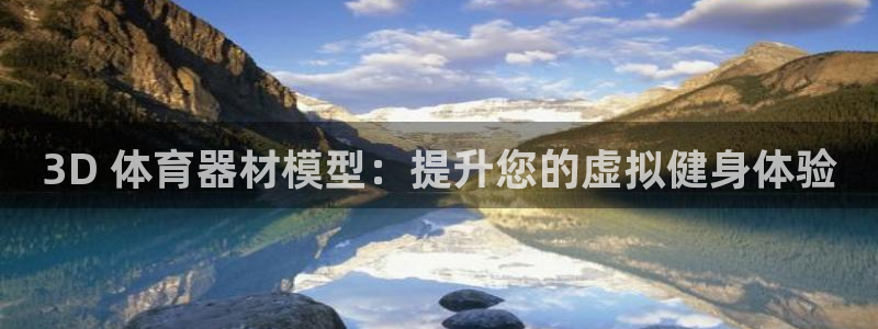 富联官网授权店铺查询：3D 体育器材模型：提升您的虚